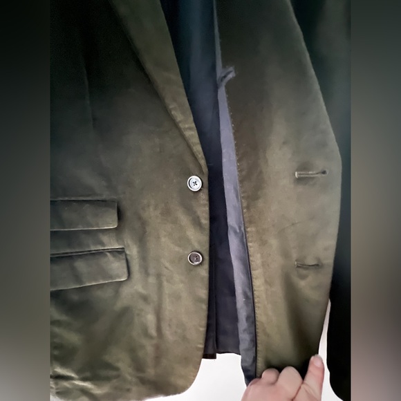 Italian Profilo Velvet Blazer BR - Picture 4 of 12